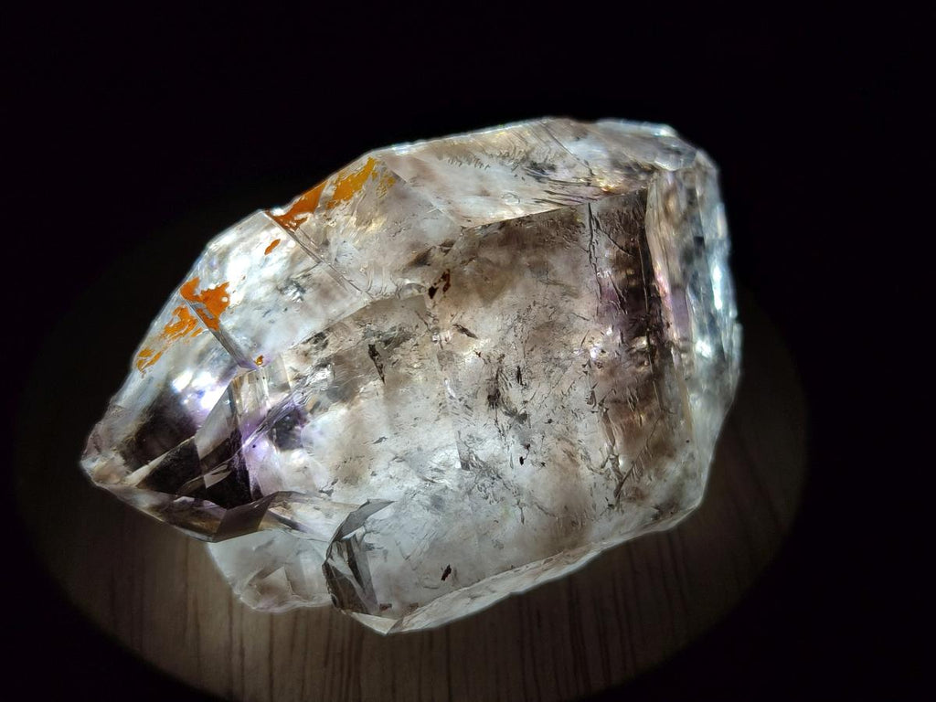 Natural Rare Double Terminated Smokey Amethyst Brandberg Crystal x 1 From Brandberg, Namibia