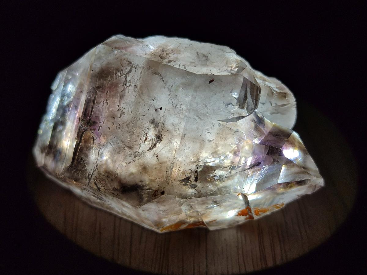 Natural Rare Double Terminated Smokey Amethyst Brandberg Crystal x 1 From Brandberg, Namibia