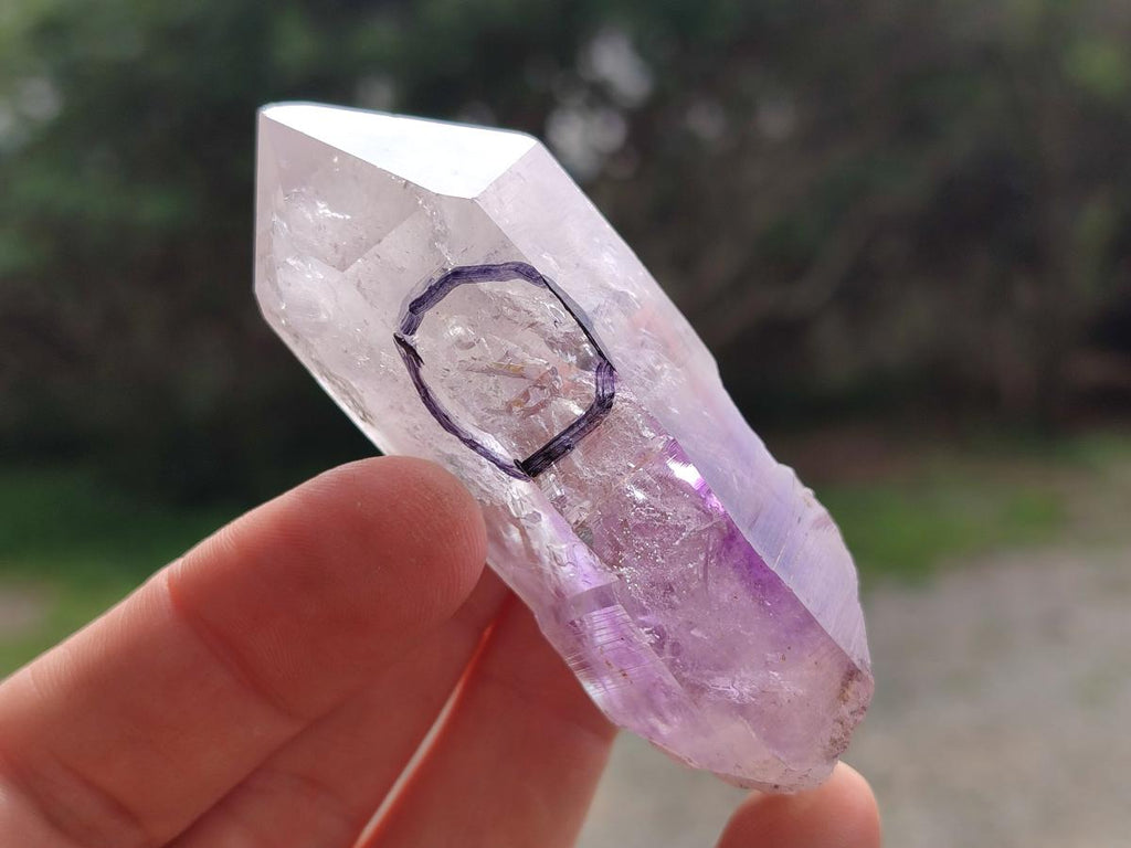 Natural Enhydro Brandberg Amethyst Crystal x 1 From Brandberg, Namibia