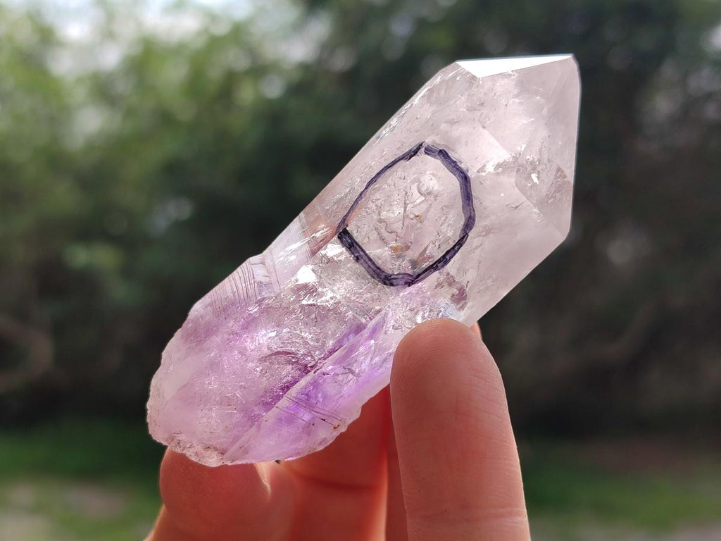 Natural Enhydro Brandberg Amethyst Crystal x 1 From Brandberg, Namibia