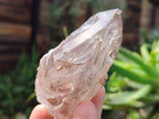 Natural Brandberg Etched Window Quartz Crystal with Smokey Faces x 1 From Brandberg, Namibia