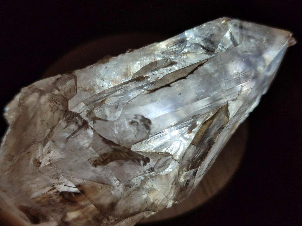 Natural Brandberg Etched Window Quartz Crystal with Smokey Faces x 1 From Brandberg, Namibia