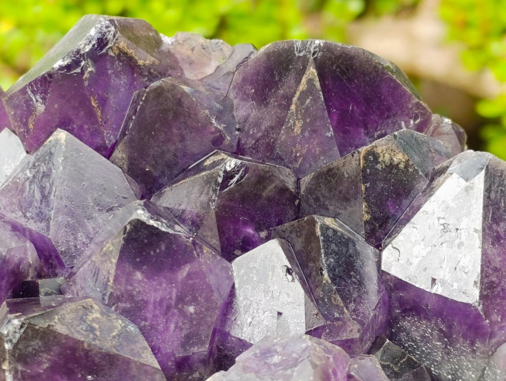 Natural Large Deep Purple Zambian Amethyst Decor Crystal Cluster x 1 From Kalomo, Zambia