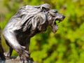 Hand Made Silver Bronze and Copper Lion Sculpture x 1 From South Africa