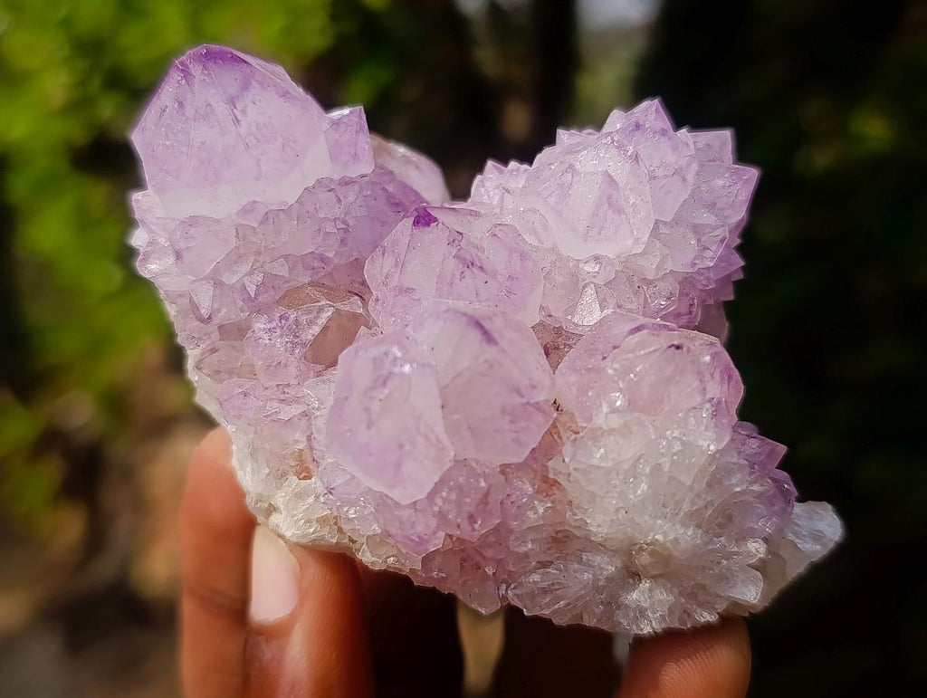 Natural Classic Sunburst Spirit Amethyst Crystal Cluster x 1 From Boekenhouthoek, South Africa