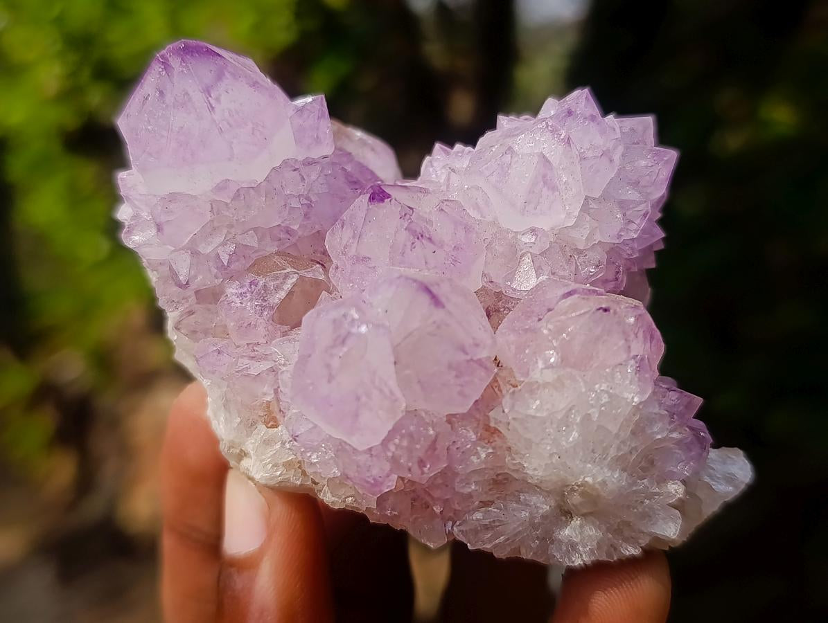 Natural Classic Sunburst Spirit Amethyst Crystal Cluster x 1 From Boekenhouthoek, South Africa