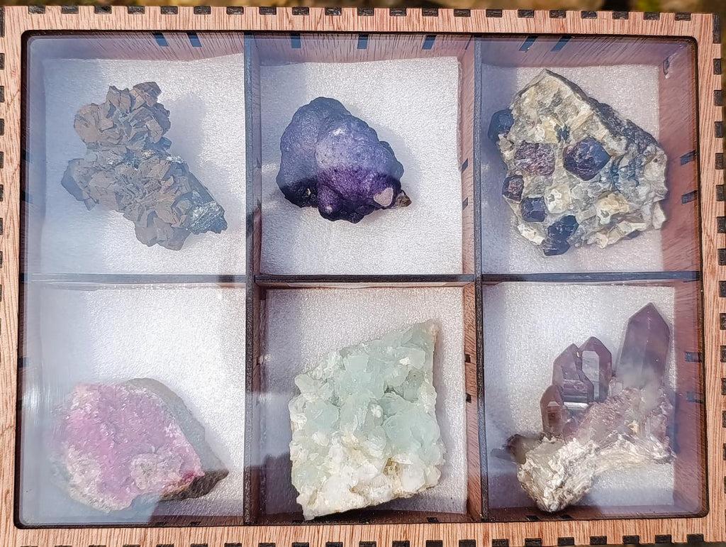 Natural Mix Set of 6 Unusual and Beautiful African Mineral Specimens x 1 From Southern Africa
