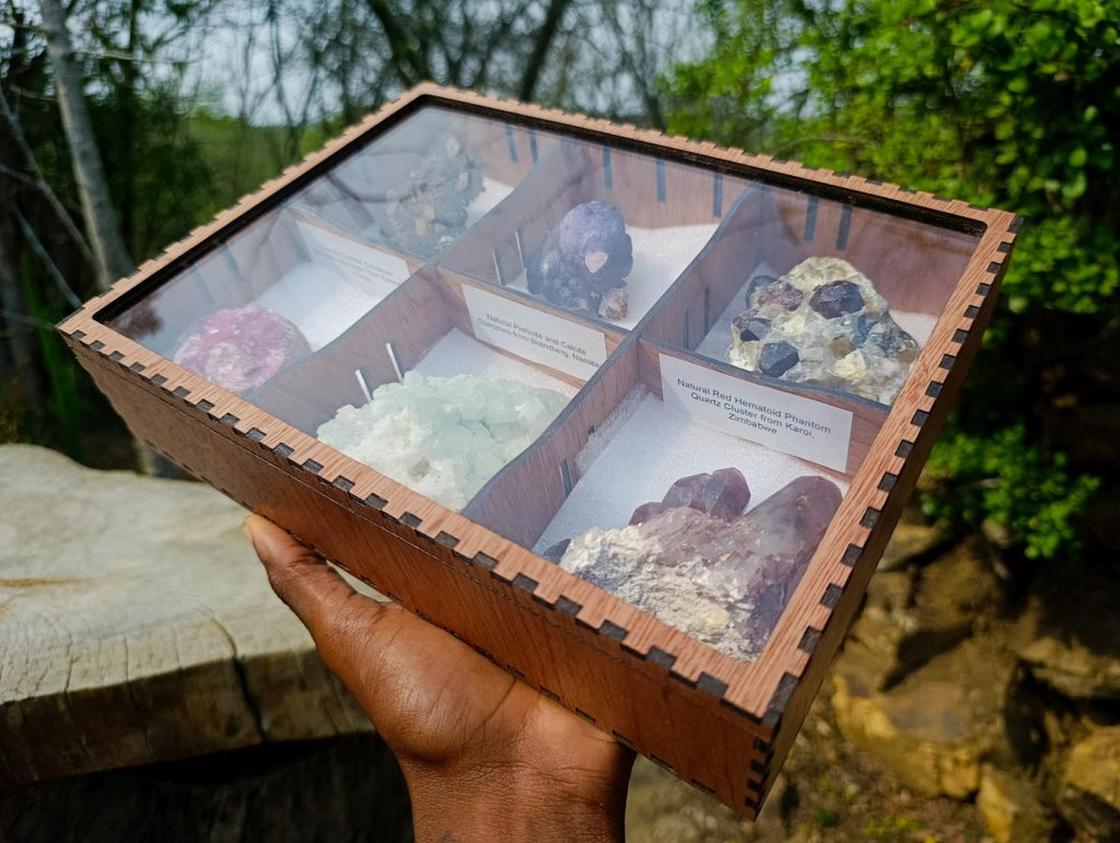 Natural Mix Set of 6 Unusual and Beautiful African Mineral Specimens x 1 From Southern Africa