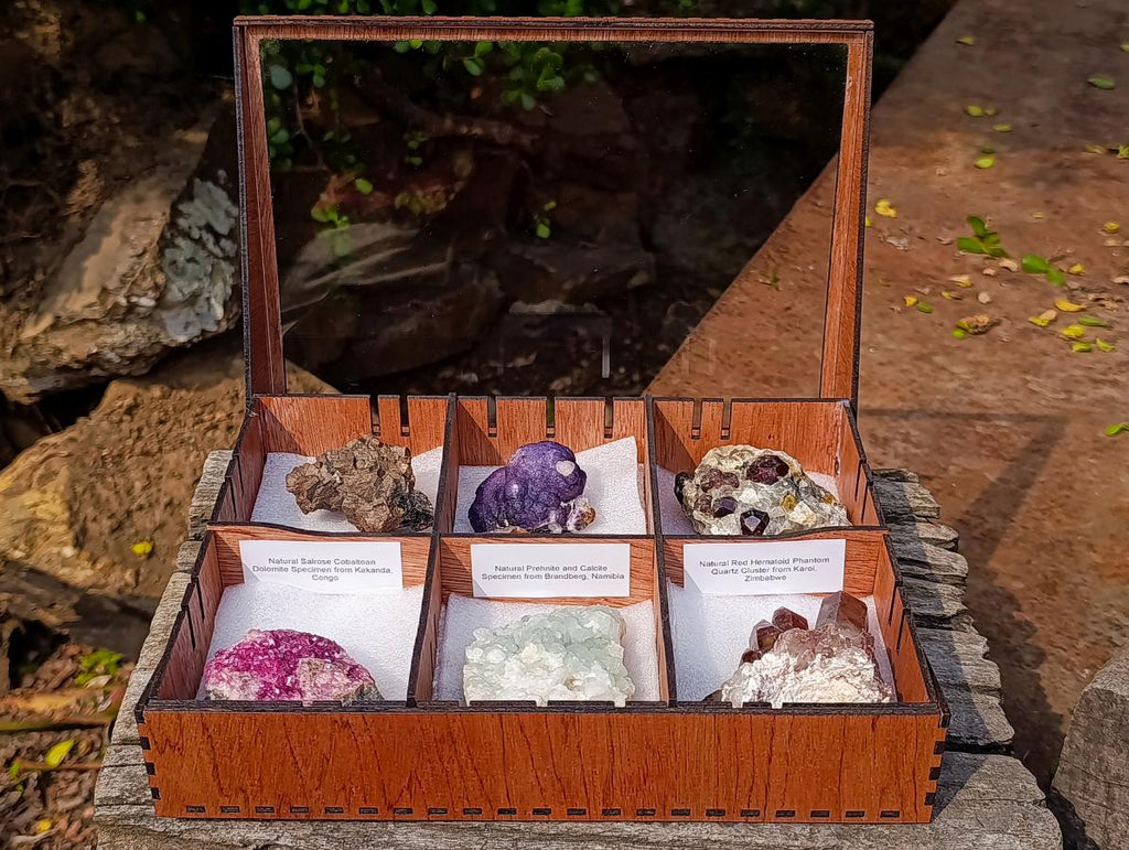 Natural Mix Set of 6 Unusual and Beautiful African Mineral Specimens x 1 From Southern Africa