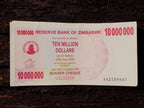 Mint Uncirculated $10 000 000 Dollar Notes - Sold Per Piece - From Zimbabwe