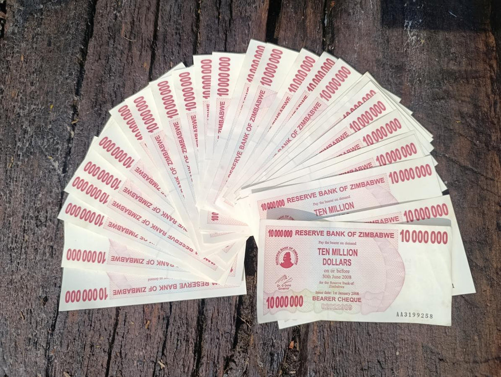 Mint Uncirculated $10 000 000 Dollar Notes - Sold Per Piece - From Zimbabwe