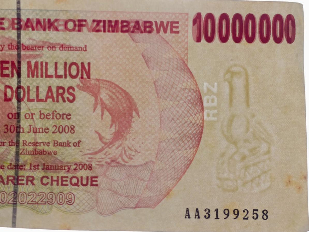 Mint Uncirculated $10 000 000 Dollar Notes - Sold Per Piece - From Zimbabwe