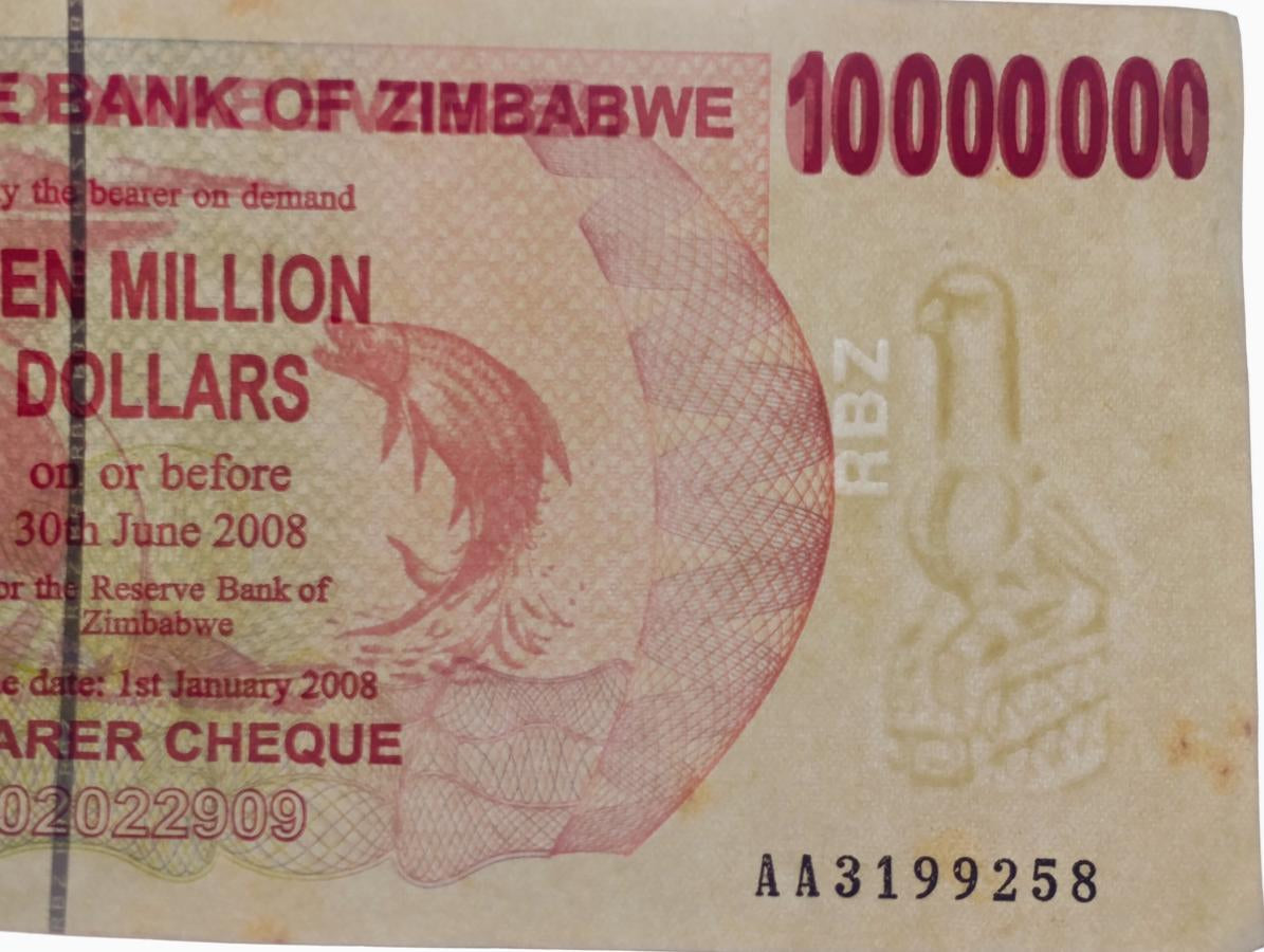 Mint Uncirculated $10 000 000 Dollar Notes - Sold Per Piece - From Zimbabwe