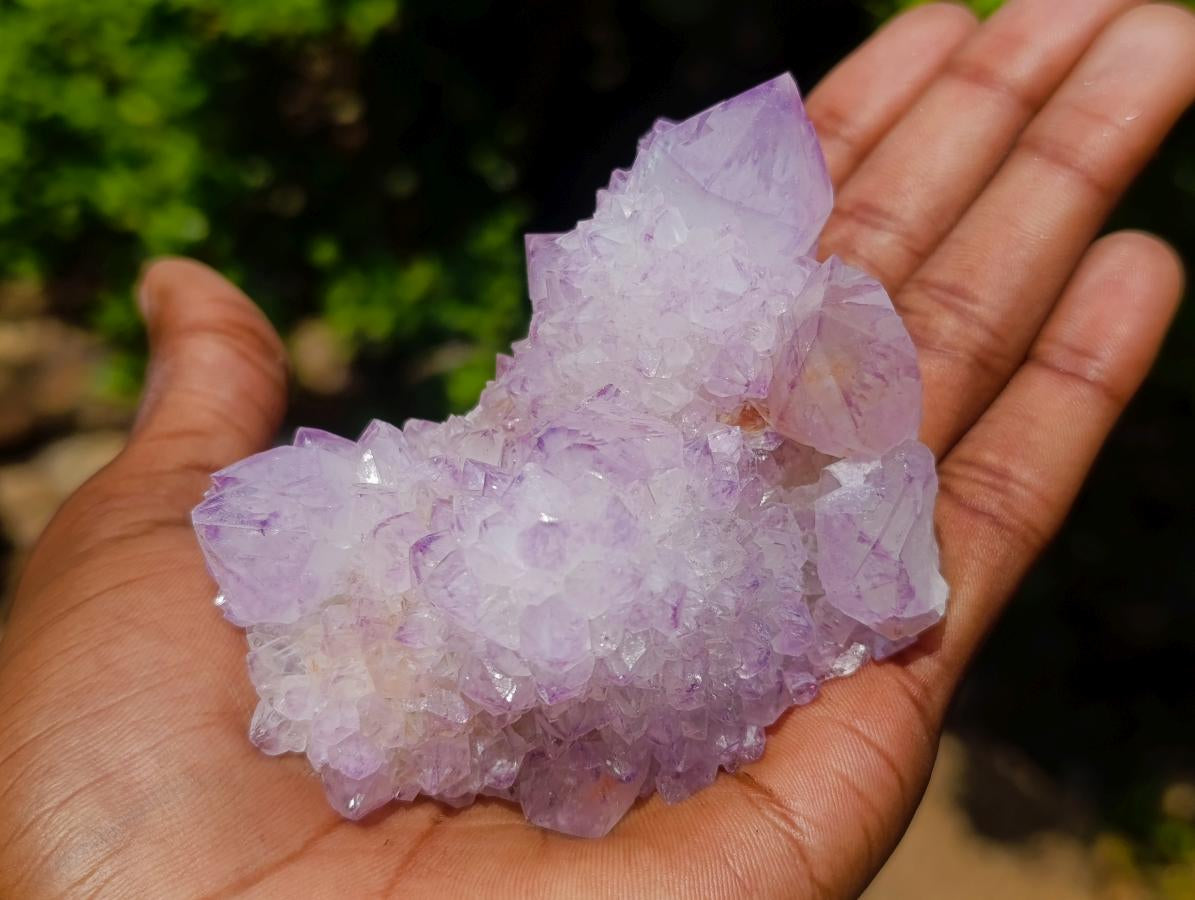 Natural Perfect Sunburst Spirit Amethyst Crystal Cluster x 1 From Boekenhouthoek, South Africa