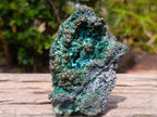 Natural Botryoidal and Fibrous Malachite Specimen with Goethite and Chrysocolla x 1 From Kolwezi, Congo