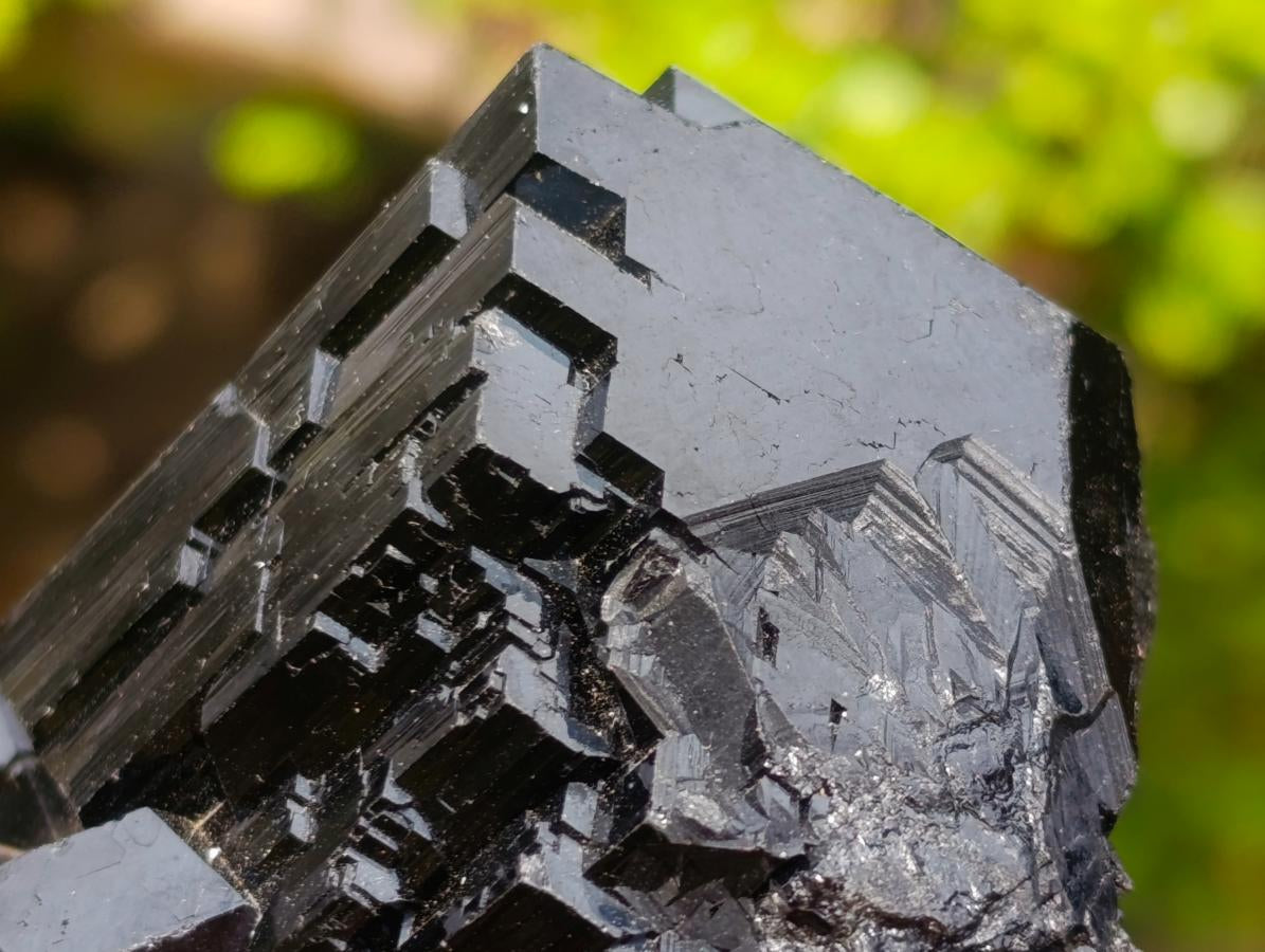 Natural Super Shiny Schorl Black Tourmaline Crystal Cluster x 1 From Erongo, Namibia