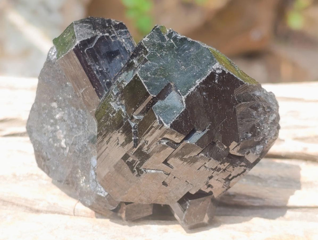 Natural Super Shiny Schorl Black Tourmaline Crystal Cluster x 1 From Erongo, Namibia