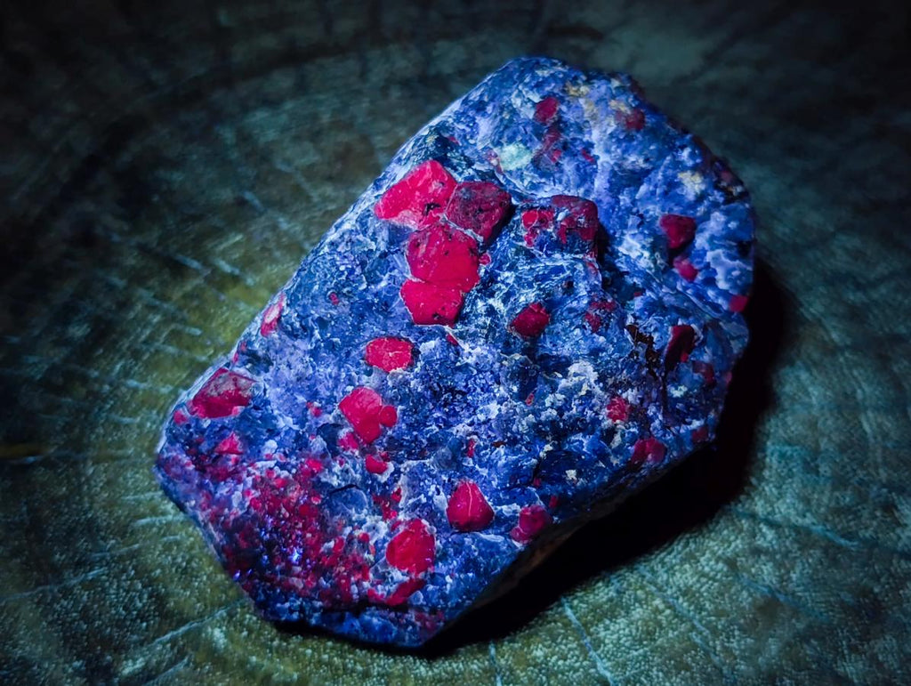 Natural Rare Hot Pink Ruby Crystals in a Zoisite and Biotite Mica Schist x 1 From Mozambique