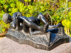 Hand Made Erotic Zimbabwean Wonderstone Copulating Couple Carving x 1 From Zimbabwe
