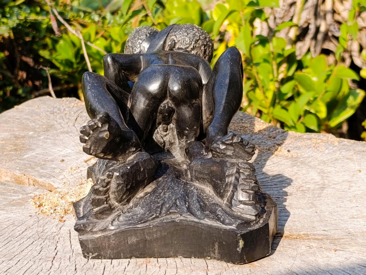 Hand Made Erotic Zimbabwean Wonderstone Copulating Couple Carving x 1 From Zimbabwe