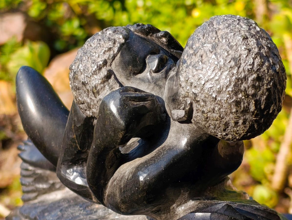Hand Made Erotic Zimbabwean Wonderstone Copulating Couple Carving x 1 From Zimbabwe