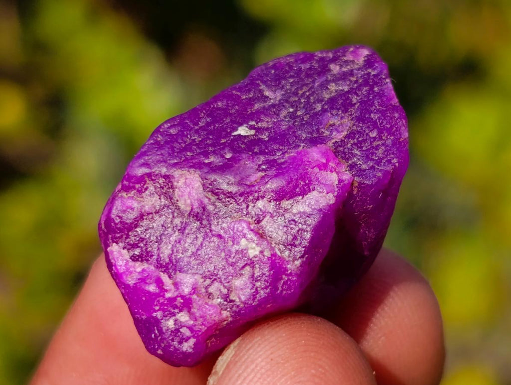 Natural XXXX Rare 8.194g Gel Sugilite Nodule x 1 From Wessel's Mine, South Africa