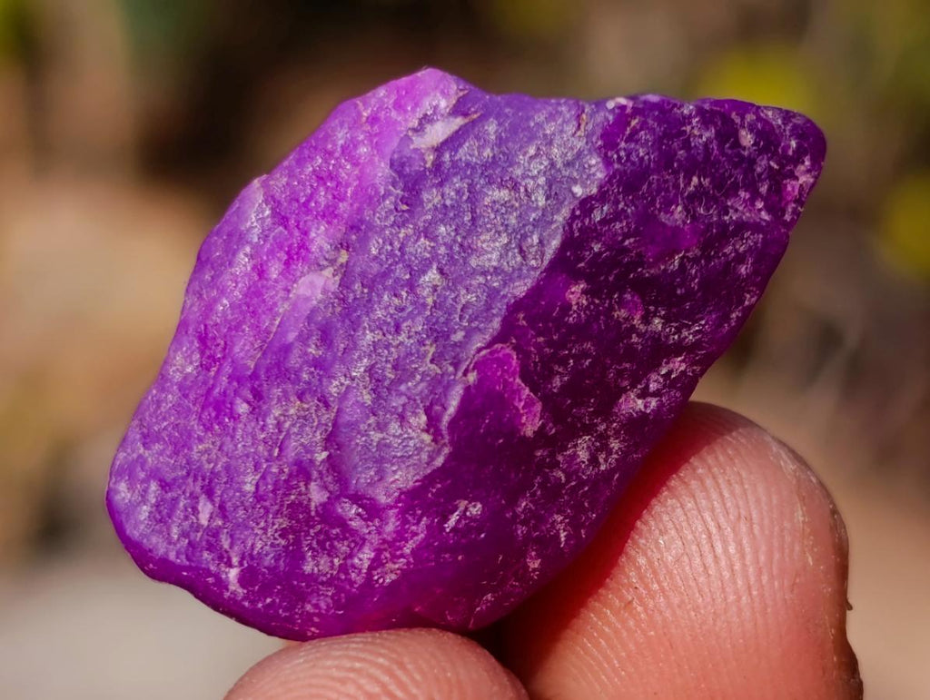 Natural XXXX Rare 8.194g Gel Sugilite Nodule x 1 From Wessel's Mine, South Africa