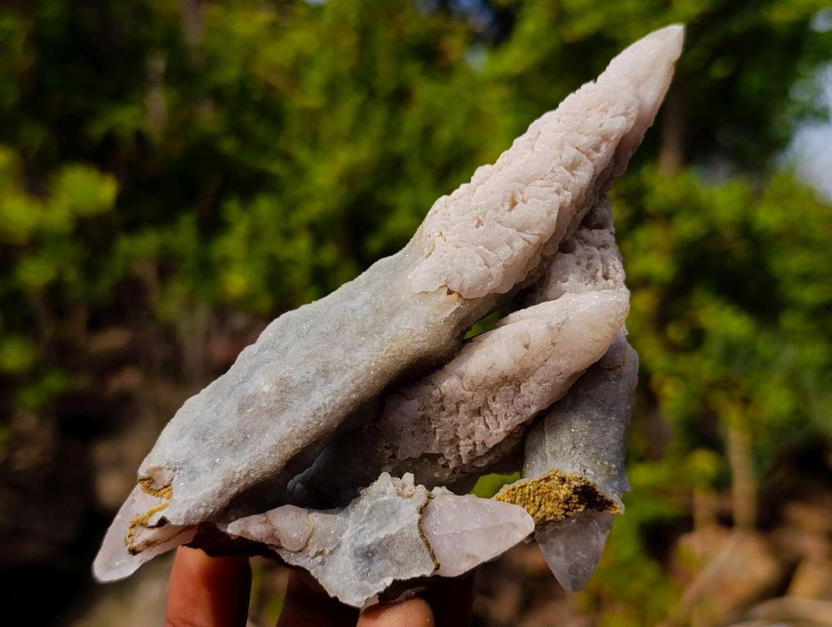 Natural Multi Double Terminated Lesotho Mountain Spearhead Calcite x 1 From Albert's Mountain, Lesotho