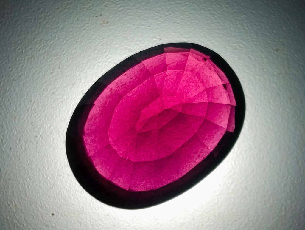 Polished 14.5 Carat Rhodolite Garnet Faceted Stone x 1 From Tanga, Tanzania