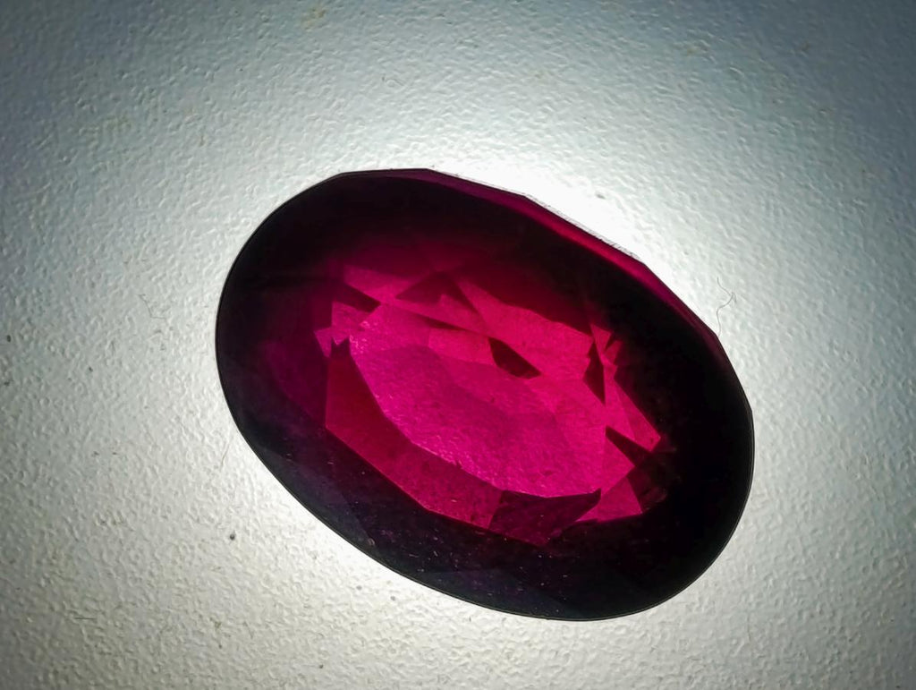 Polished 14.5 Carat Rhodolite Garnet Faceted Stone x 1 From Tanga, Tanzania