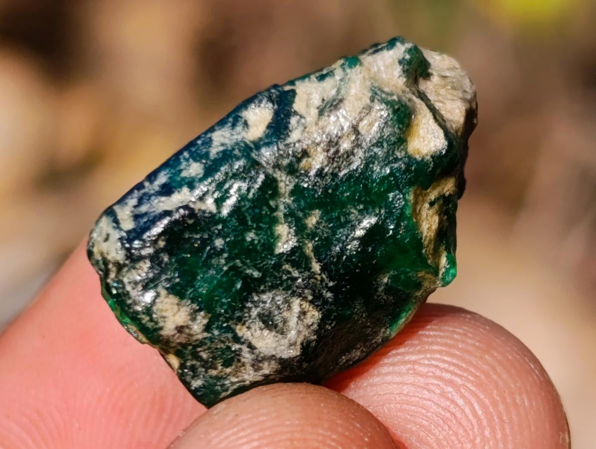 Natural 21 Carat Sandawana Emerald Crystal x 1 From Sandawana, Zimbabwe