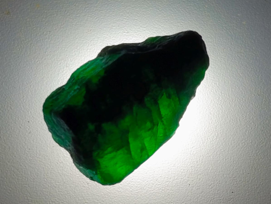 Natural 21 Carat Sandawana Emerald Crystal x 1 From Sandawana, Zimbabwe