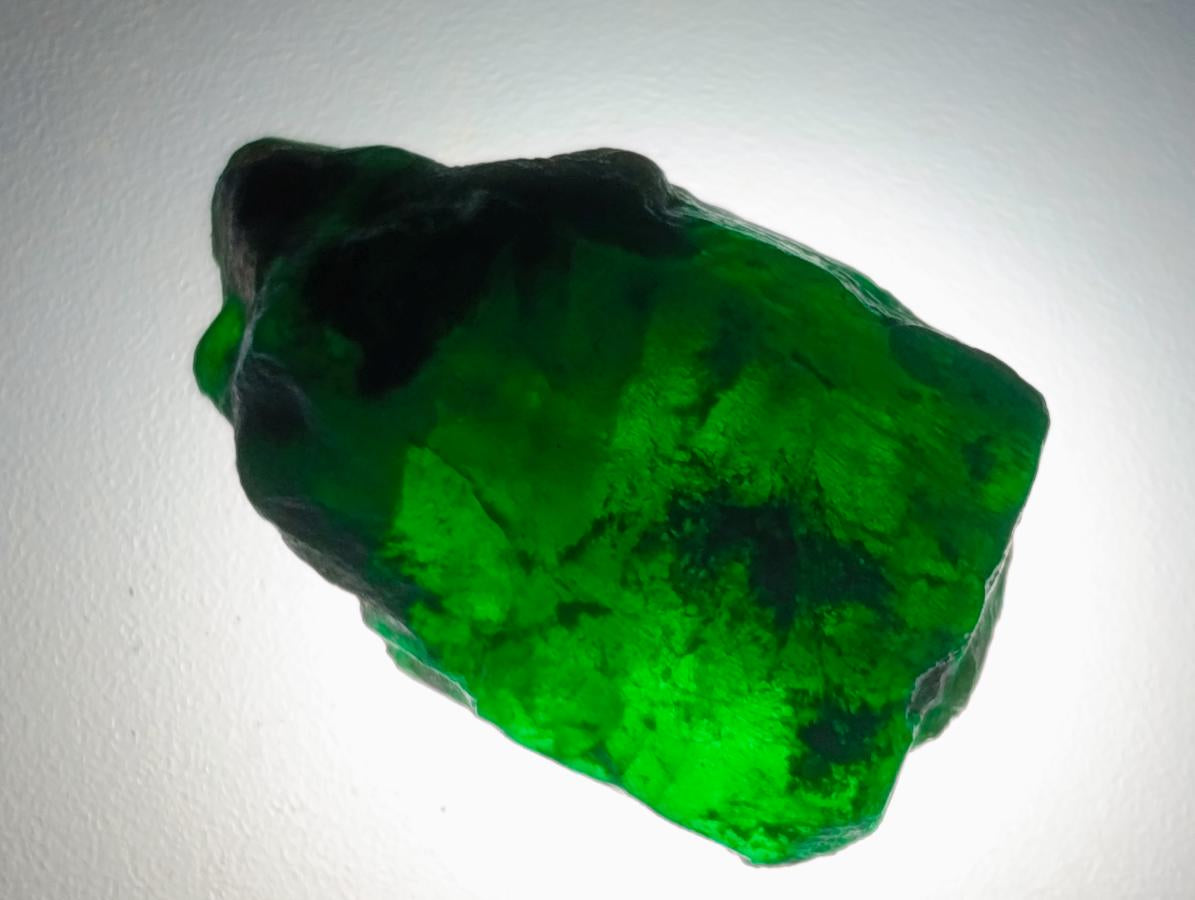 Natural 21 Carat Sandawana Emerald Crystal x 1 From Sandawana, Zimbabwe