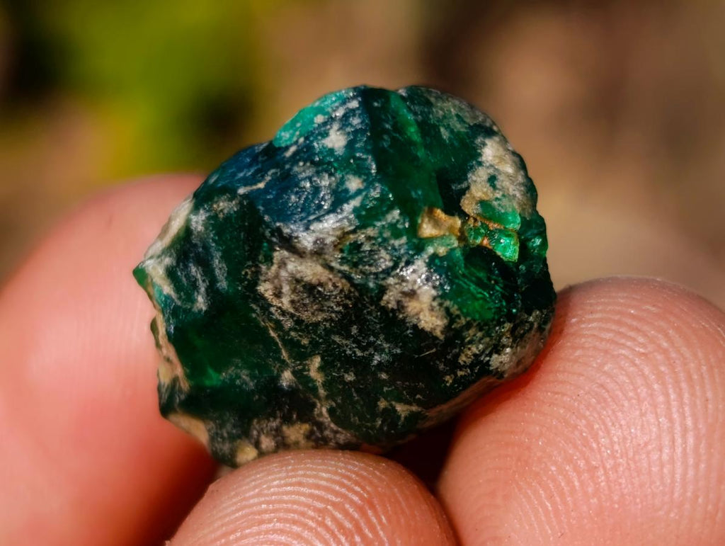 Natural 21 Carat Sandawana Emerald Crystal x 1 From Sandawana, Zimbabwe