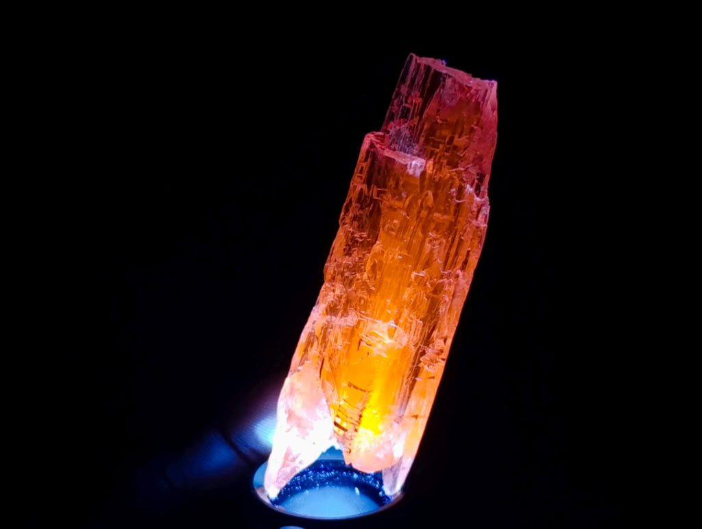 Natural Beautiful Pink Gemmy Kunzite Crystal x 1 From Afghanistan