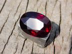 Polished 9 Carat Raspberry Red Rhodolite Garnet Faceted Stone x 1 From Tanga, Tanzania