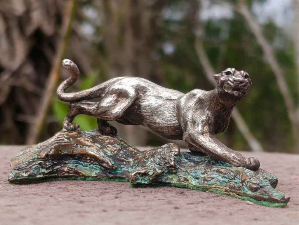 Hand Made Sterling Silver Plated Pure Copper Lioness Casting x 1 From South Africa