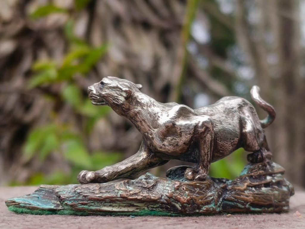 Hand Made Sterling Silver Plated Pure Copper Lioness Casting x 1 From South Africa