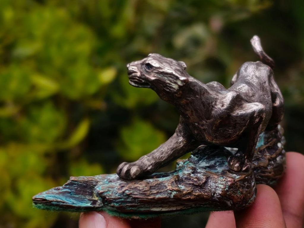 Hand Made Sterling Silver Plated Pure Copper Lioness Casting x 1 From South Africa