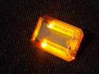 Polished Superb Clear Honey Orange Fossil Amber Faceted Stone x 1 From Poland