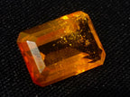 Polished Superb Clear Honey Orange Fossil Amber Faceted Stone x 1 From Poland