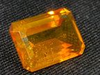 Polished Superb Clear Honey Orange Fossil Amber Faceted Stone x 1 From Poland