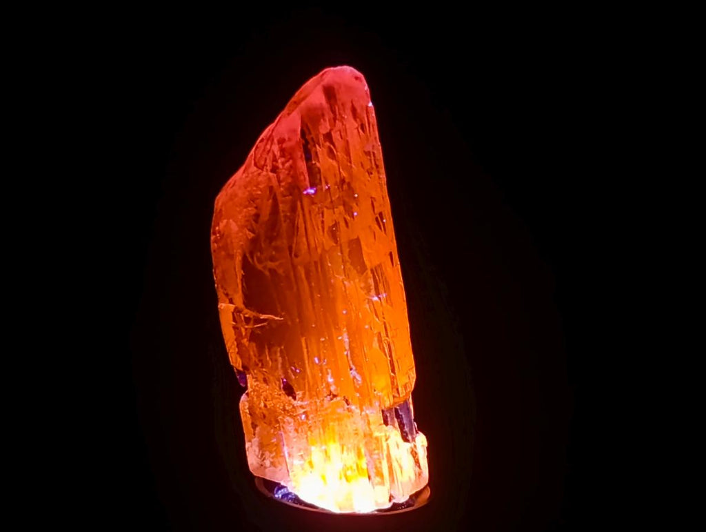 Natural Bright and Beautiful Pink Kunzite Gemmy Crystal x 1 From Afghanistan