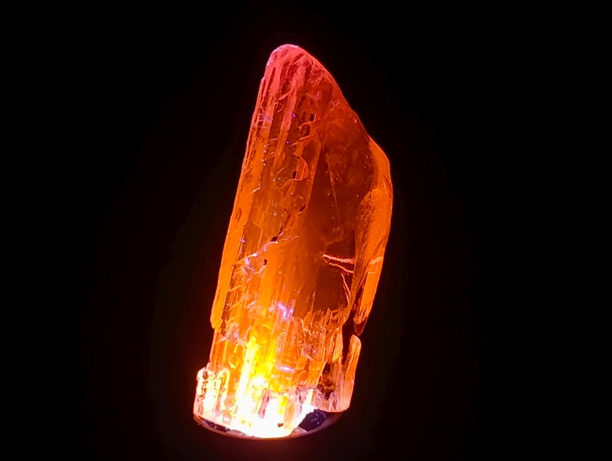 Natural Bright and Beautiful Pink Kunzite Gemmy Crystal x 1 From Afghanistan