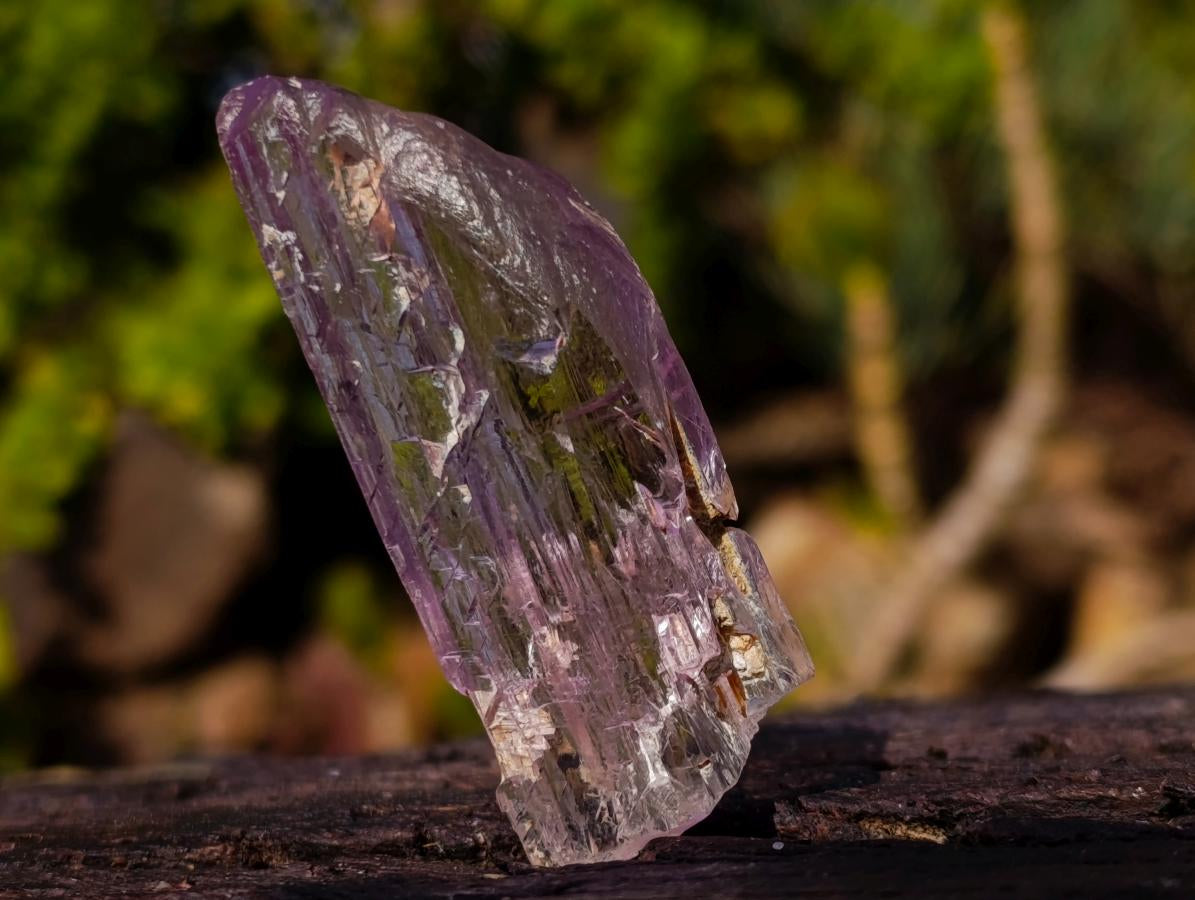 Natural Bright and Beautiful Pink Kunzite Gemmy Crystal x 1 From Afghanistan