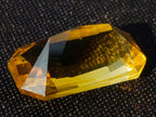 Polished Fancy Checkerboard Cushion Rectangular Citrine Faceted Stone x 1 From South Africa