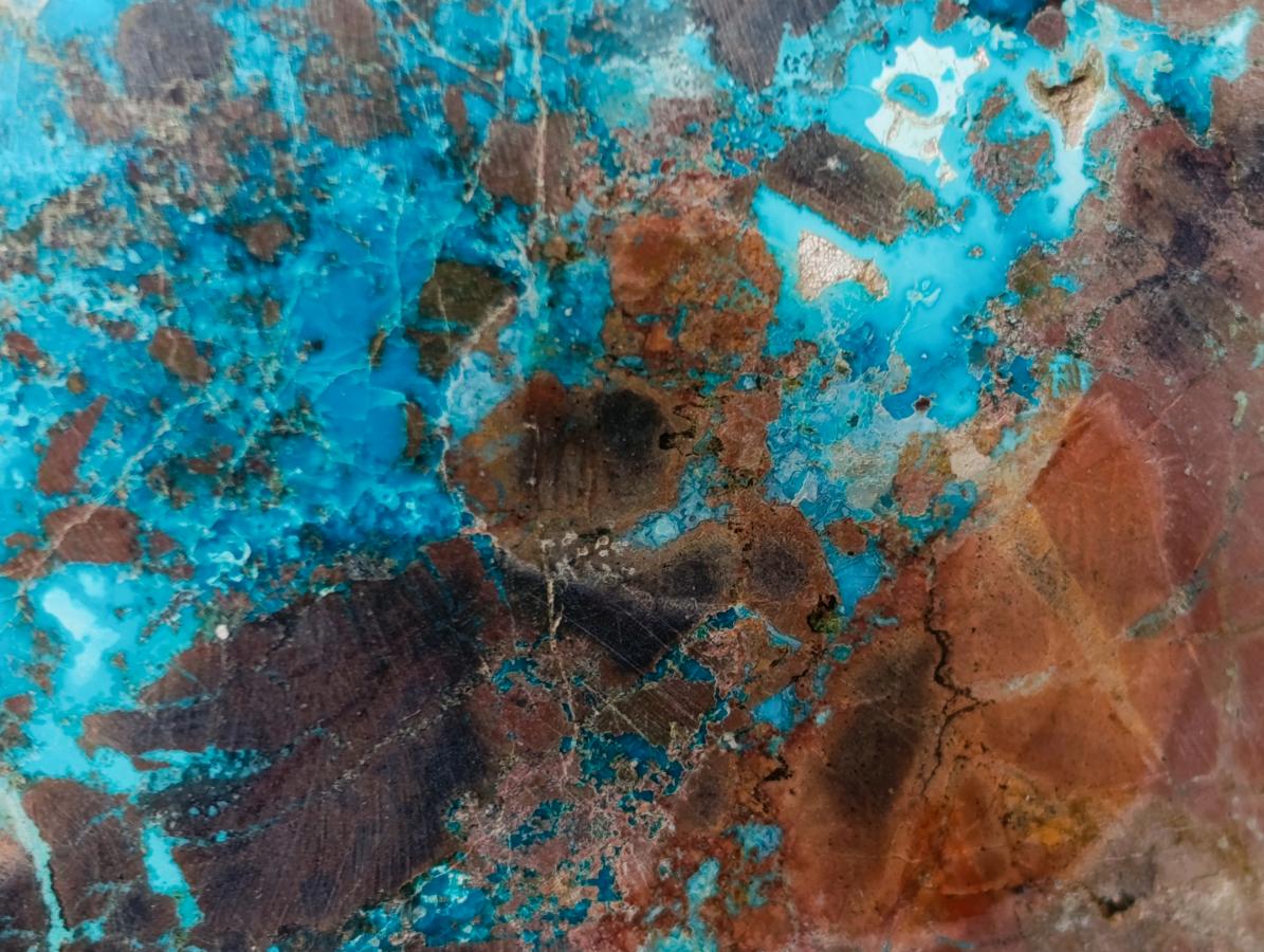 Polished Large Unusual Shattuckite Display Free Form x 1 From Kaokoveld, Namibia