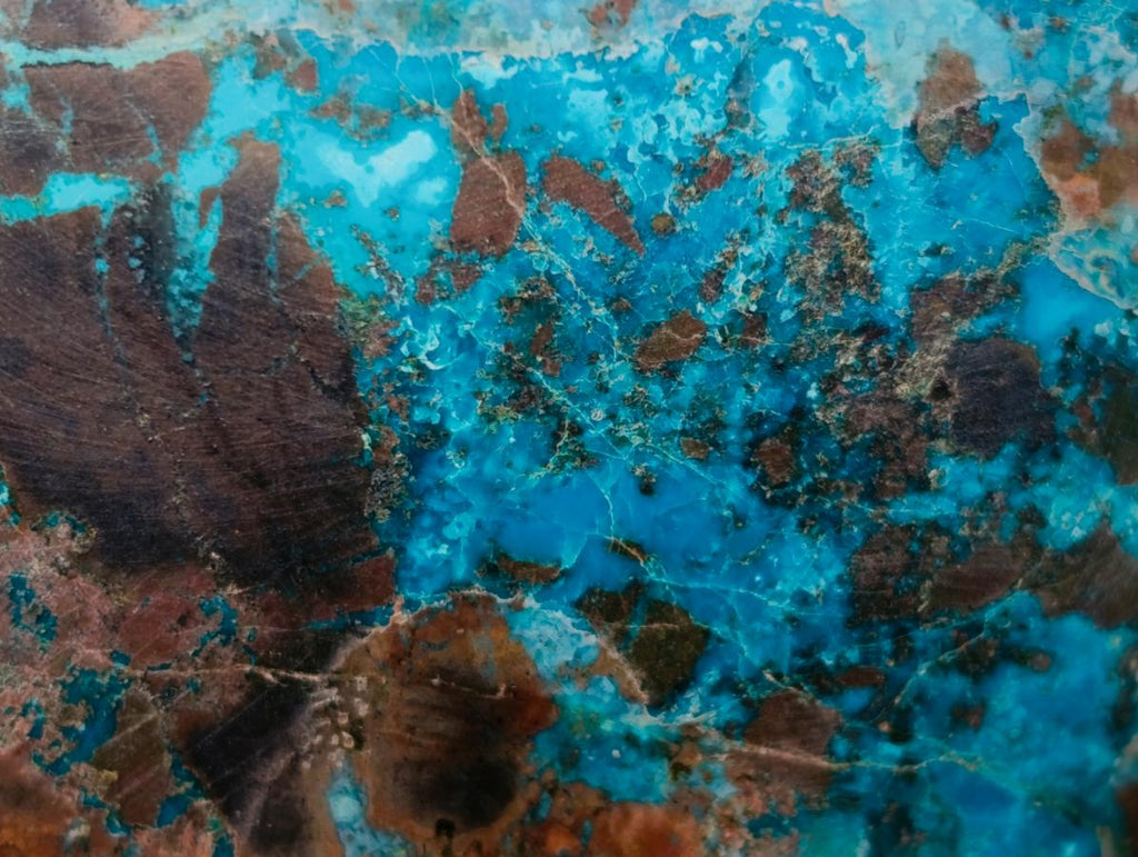 Polished Large Unusual Shattuckite Display Free Form x 1 From Kaokoveld, Namibia