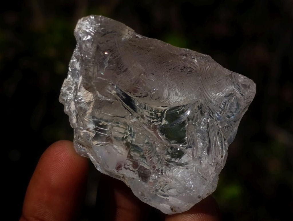 Natural Large Rough Clear Silver Topaz Cutting Material x 1 From Madagascar