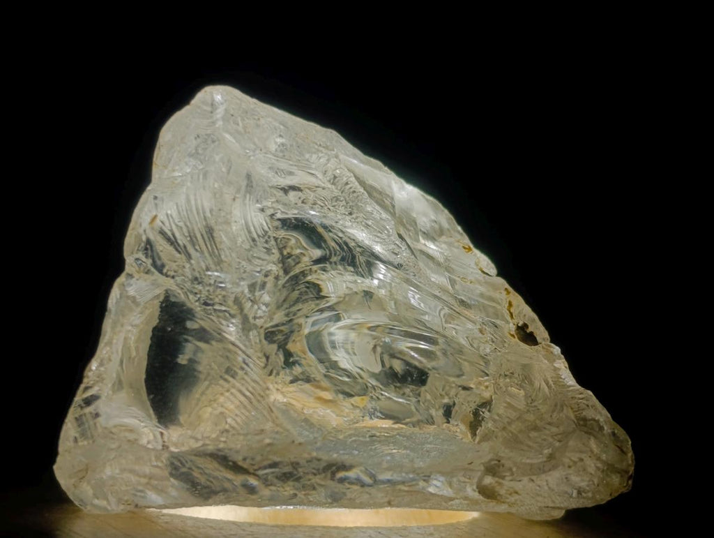 Natural Large Rough Clear Silver Topaz Cutting Material x 1 From Madagascar